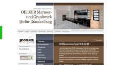 Desktop Screenshot of oelker-naturstein.de